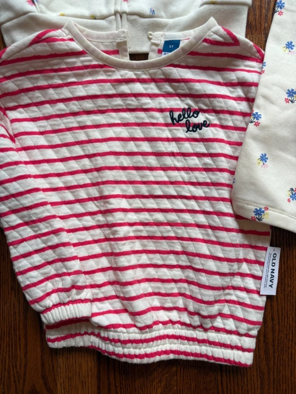 New with tag gap and old navy girls hoodie and fleece bundle with t shirts